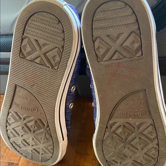 Converse purple metallic shoes - Picture 5 of 7